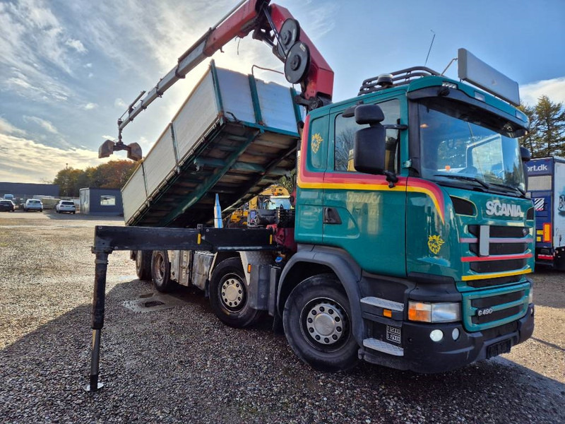 Scania G 490 8x2/6 // HMF 2620 K-5 // Pendellad - Камион с кран: снимка 3 Scania G 490 8x2/6 // HMF 2620 K-5 // Pendellad - Камион с кран: снимка 3