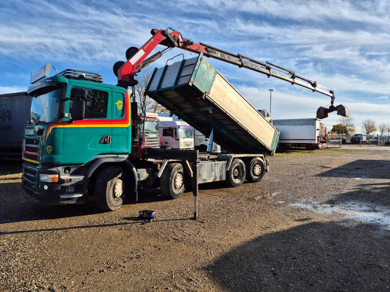 Scania G490 8x2/6 // HMF 2620 K-5 // Pendellad - Камион с кран: снимка 1 Scania G490 8x2/6 // HMF 2620 K-5 // Pendellad - Камион с кран: снимка 1