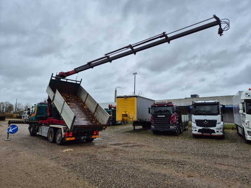 Scania P450 6x2/4 // HMF 2620 K5 // 3-way tip - Камион с кран: снимка 4 Scania P450 6x2/4 // HMF 2620 K5 // 3-way tip - Камион с кран: снимка 4