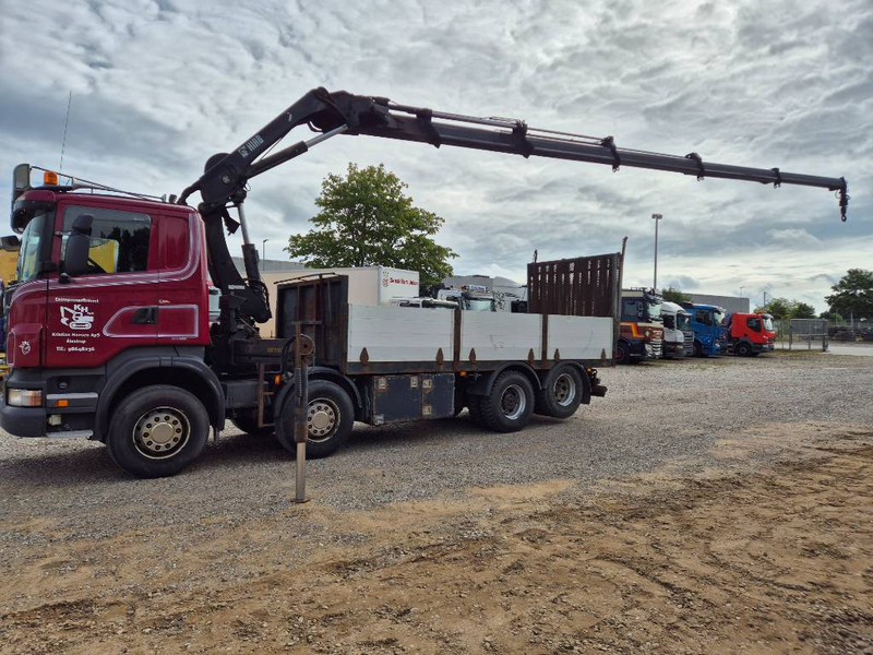 Scania R480 8x2/4 // Hiab 244 EP-5 // Hyd - ramp - Камион с кран: снимка 1 Scania R480 8x2/4 // Hiab 244 EP-5 // Hyd - ramp - Камион с кран: снимка 1