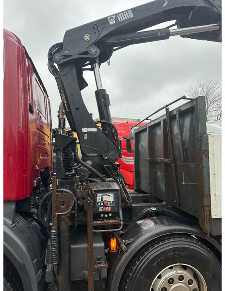 Scania R480 8x2 // Hiab Hi-Duo 244 // Hydraulic ramp - Камион с кран: снимка 3 Scania R480 8x2 // Hiab Hi-Duo 244 // Hydraulic ramp - Камион с кран: снимка 3
