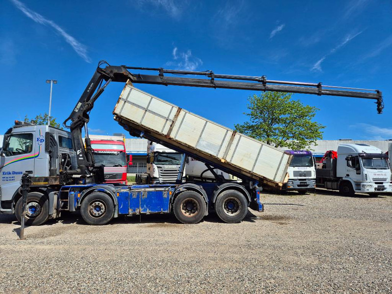 Volvo FH 460 8x2/4 //Hiab 166 E-4// 3 way tip - Камион с кран: снимка 2 Volvo FH 460 8x2/4 //Hiab 166 E-4// 3 way tip - Камион с кран: снимка 2