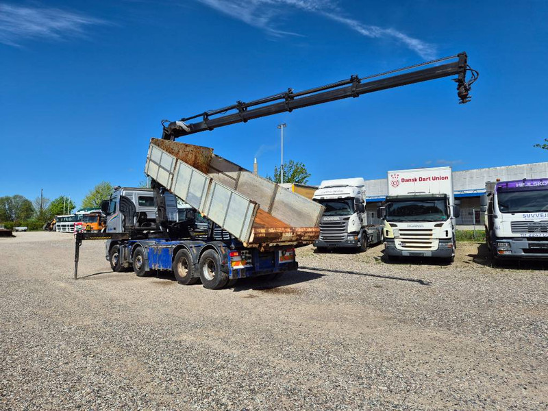Volvo FH 460 8x2/4 //Hiab 166 E-4// 3 way tip - Камион с кран: снимка 3 Volvo FH 460 8x2/4 //Hiab 166 E-4// 3 way tip - Камион с кран: снимка 3