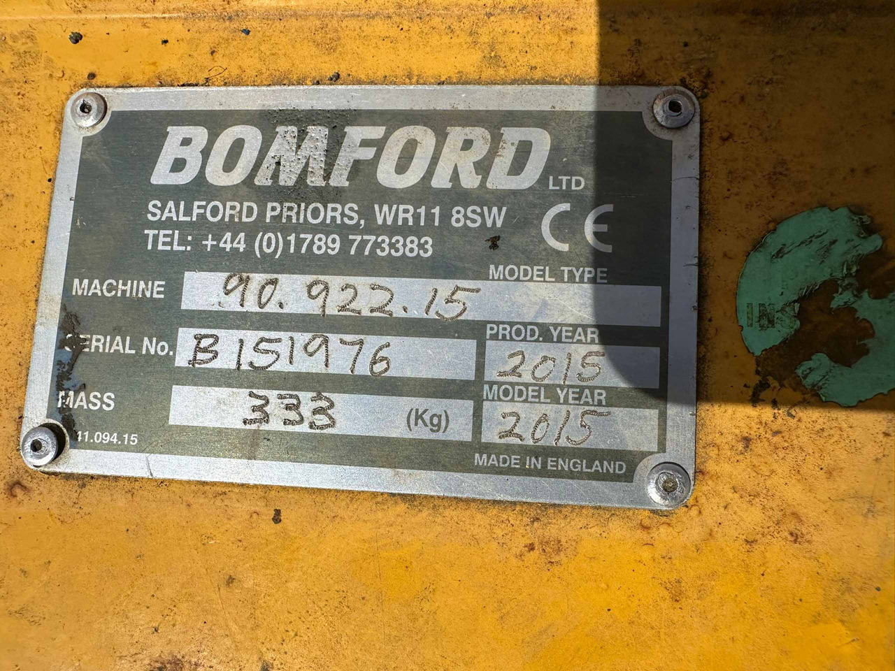 Bomford Turner rotary head - Шредер с телескопично рамо: снимка 5 Bomford Turner rotary head - Шредер с телескопично рамо: снимка 5