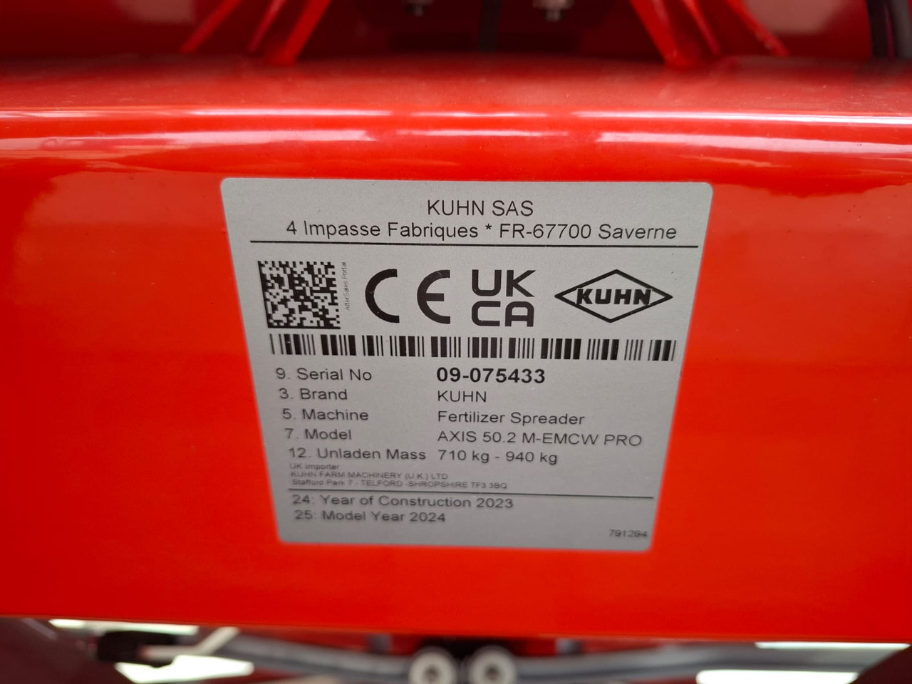 Нови Тороразпръсквачка Kuhn Axis 50.2 M EMC W: снимка 8