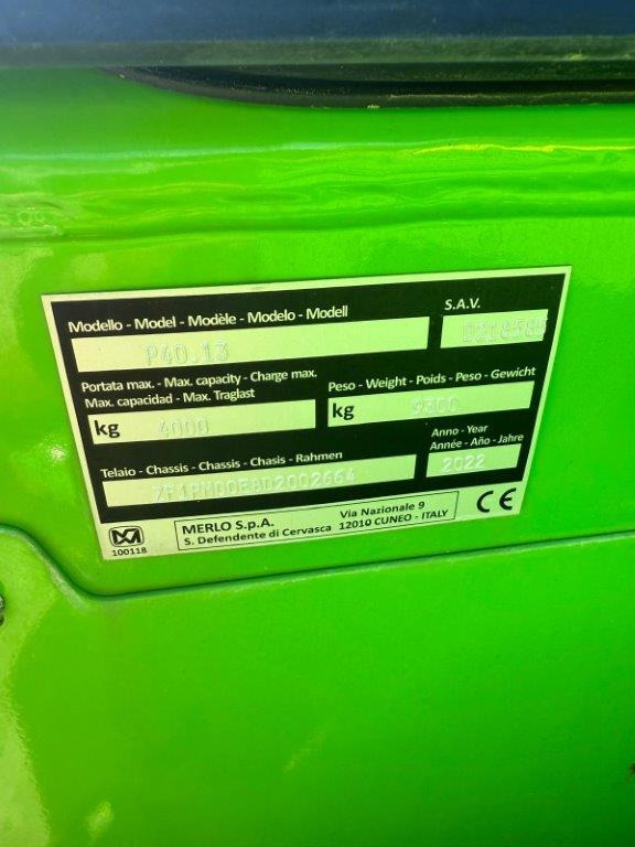 Телескопичен товарач MERLO P40.13: снимка 7