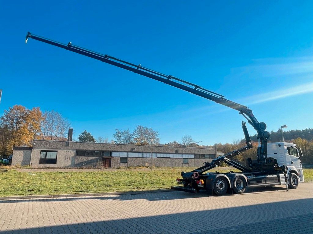 MAN TGS 26.470 6x2 Abrollkipper + Kran Hiab 228-6 - Мултилифт с кука камион, Камион с кран: снимка 5 MAN TGS 26.470 6x2 Abrollkipper + Kran Hiab 228-6 - Мултилифт с кука камион, Камион с кран: снимка 5