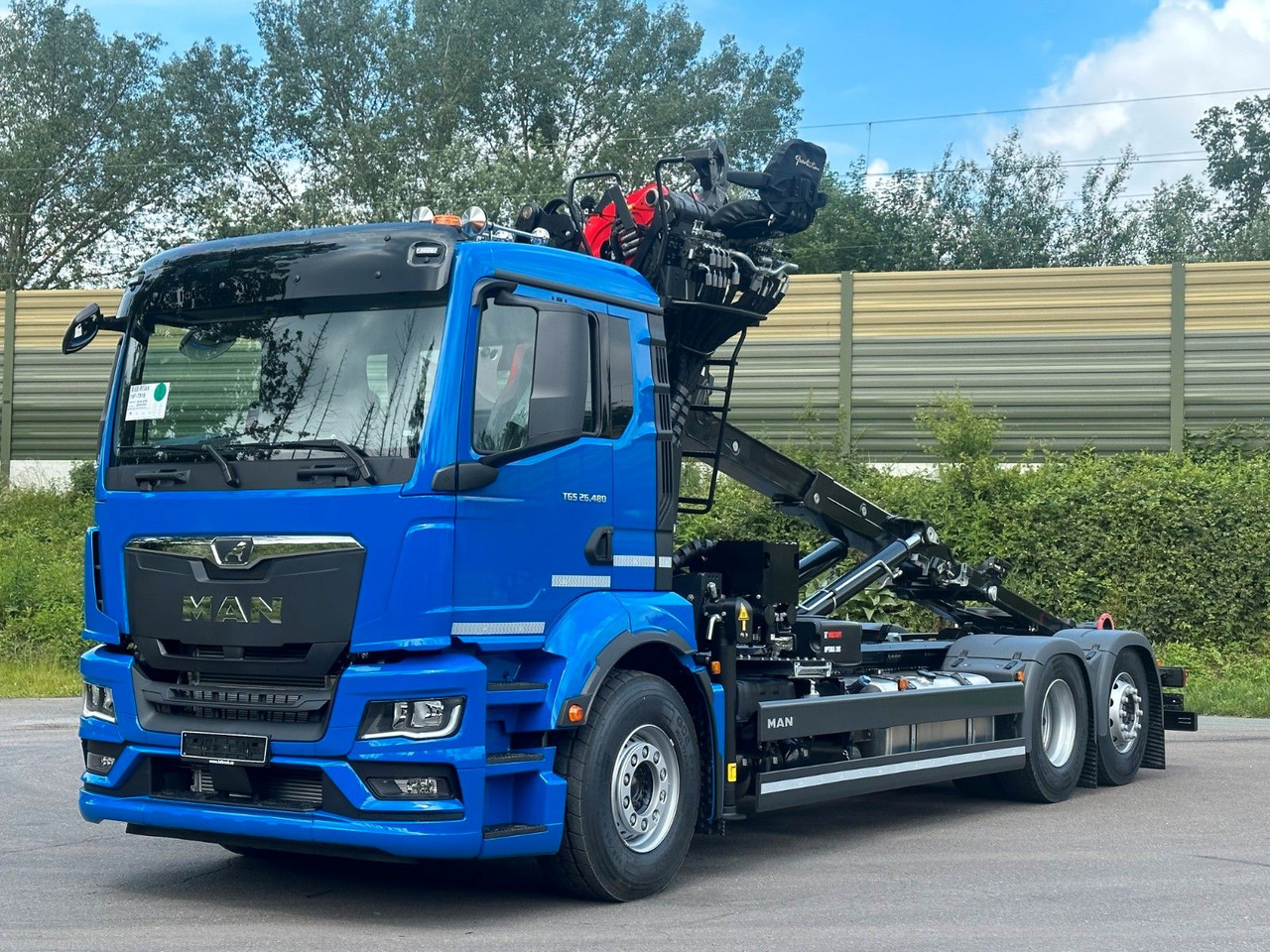 MAN TGS 26.480 6x2 Abrollkipper + Kran EPSILON - Мултилифт с кука камион, Камион с кран: снимка 2 MAN TGS 26.480 6x2 Abrollkipper + Kran EPSILON - Мултилифт с кука камион, Камион с кран: снимка 2