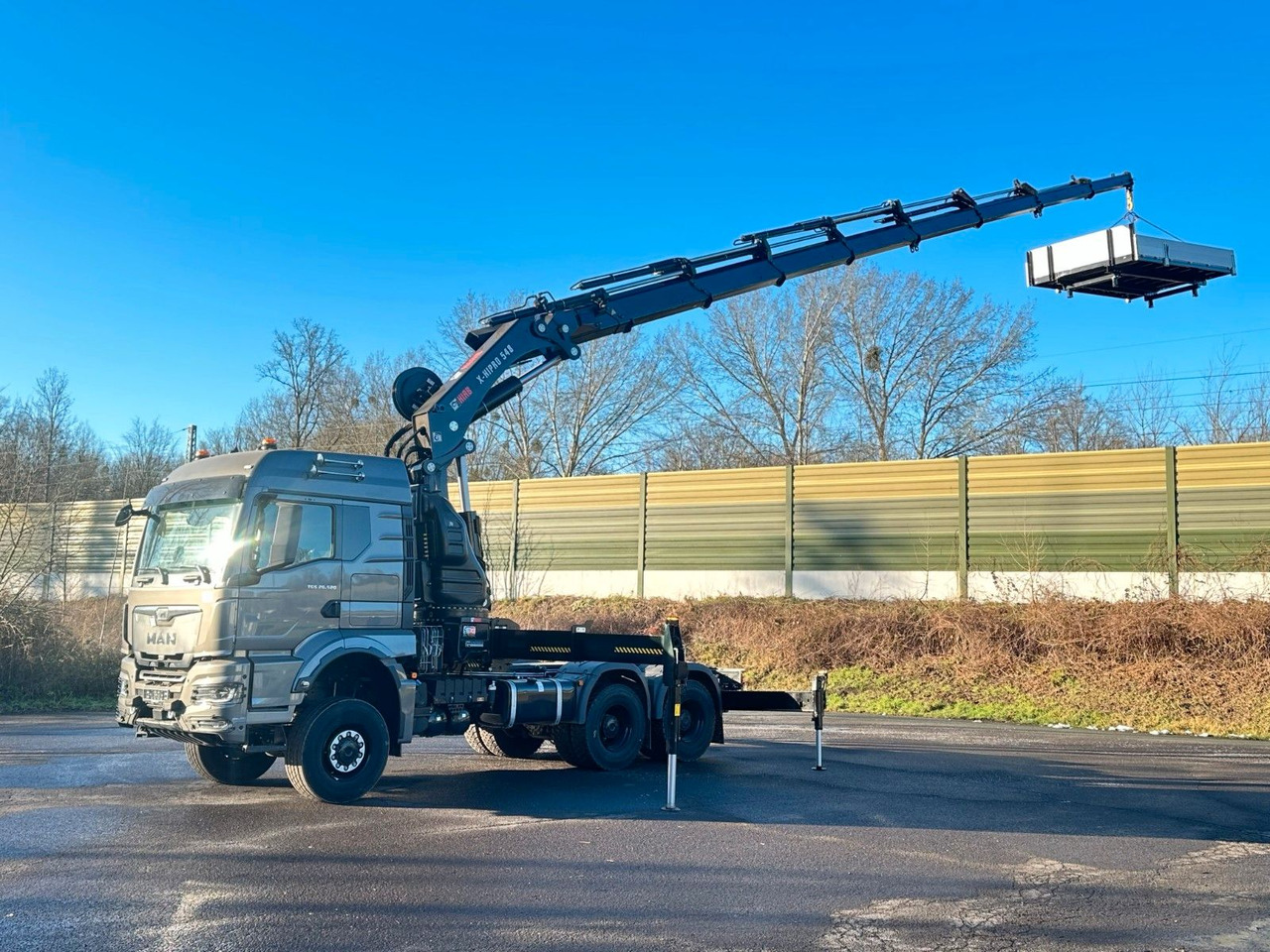 Камион с кран MAN TGS 26.520 6x6 Kran HIAB X-HIPRO 548E-8: снимка 14