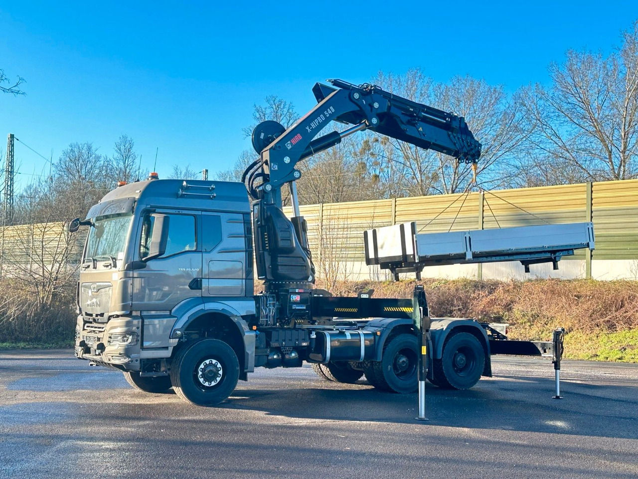 Камион с кран MAN TGS 26.520 6x6 Kran HIAB X-HIPRO 548E-8: снимка 12
