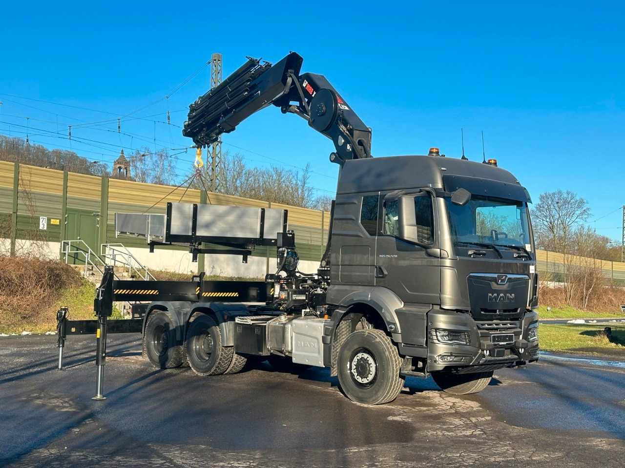 Камион с кран MAN TGS 26.520 6x6 Kran HIAB X-HIPRO 548E-8: снимка 11