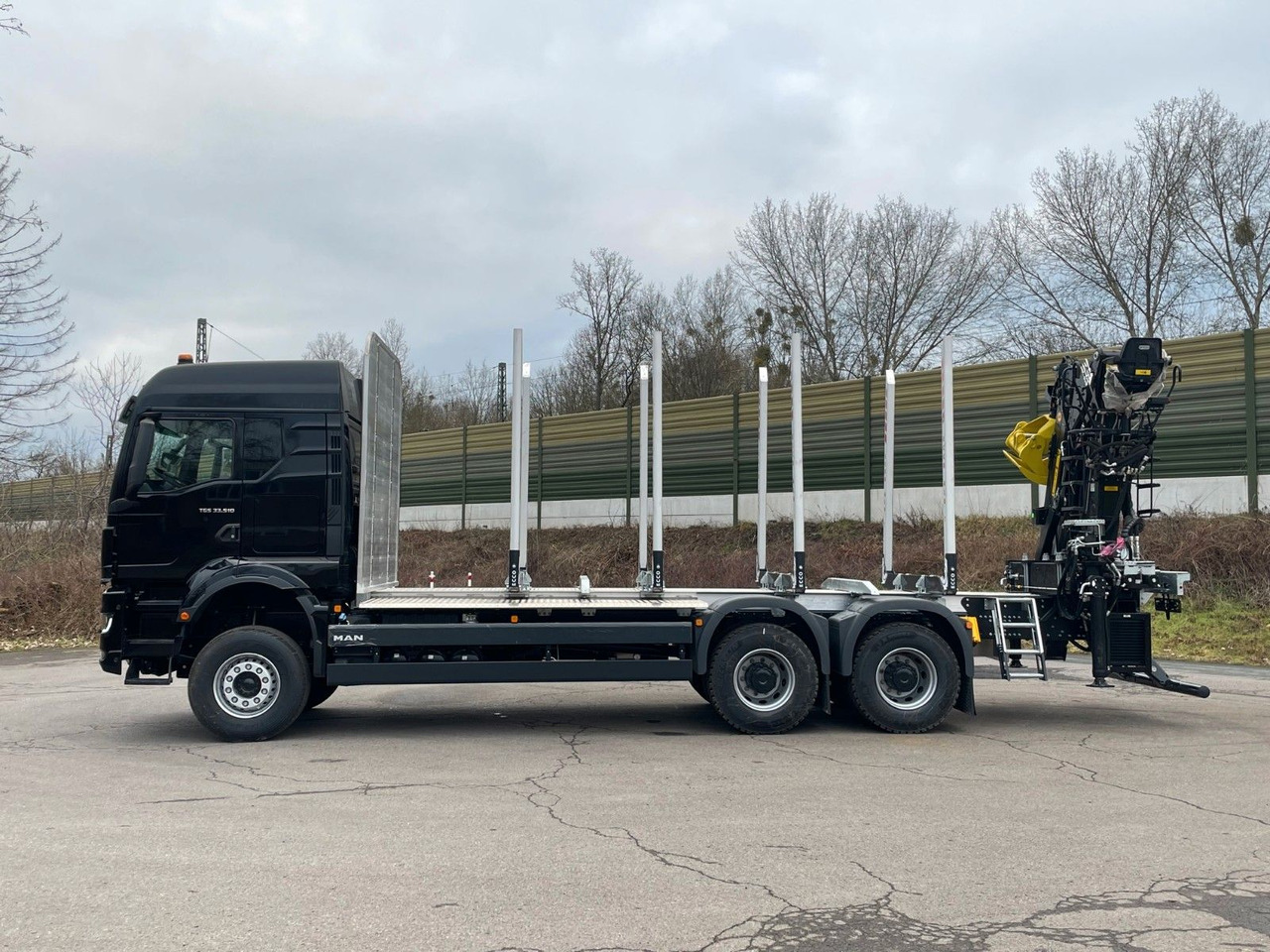 MAN TGS 33.510 6X4 BB Euro6e LogLift 165Z - Камион за дърва, Камион с кран: снимка 3 MAN TGS 33.510 6X4 BB Euro6e LogLift 165Z - Камион за дърва, Камион с кран: снимка 3