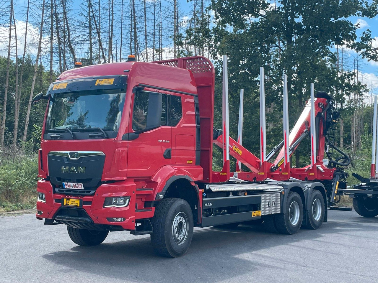 MAN TGS 33.510 6X4 BL Euro6e EPSILON 170Z - Камион за дърва, Камион с кран: снимка 2 MAN TGS 33.510 6X4 BL Euro6e EPSILON 170Z - Камион за дърва, Камион с кран: снимка 2