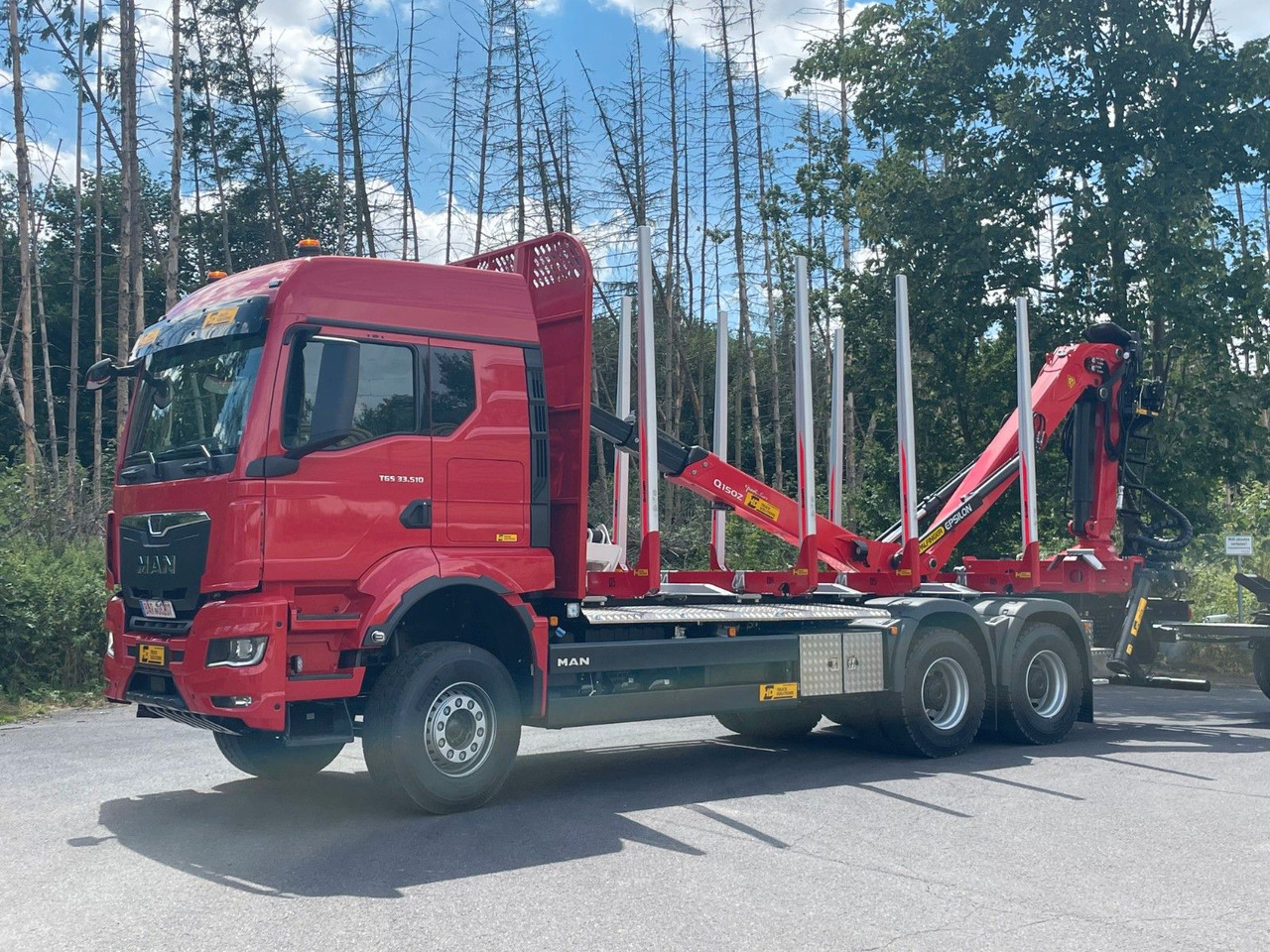 MAN TGS 33.510 6X4 BL Euro6e EPSILON 170Z - Камион за дърва, Камион с кран: снимка 3 MAN TGS 33.510 6X4 BL Euro6e EPSILON 170Z - Камион за дърва, Камион с кран: снимка 3