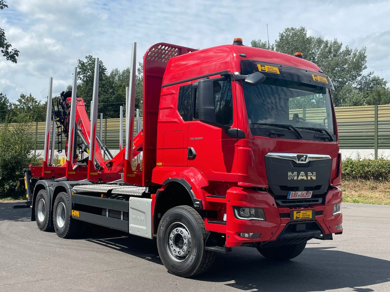 MAN TGS 33.510 6X4 BL Euro6e EPSILON 170Z - Камион за дърва, Камион с кран: снимка 1 MAN TGS 33.510 6X4 BL Euro6e EPSILON 170Z - Камион за дърва, Камион с кран: снимка 1