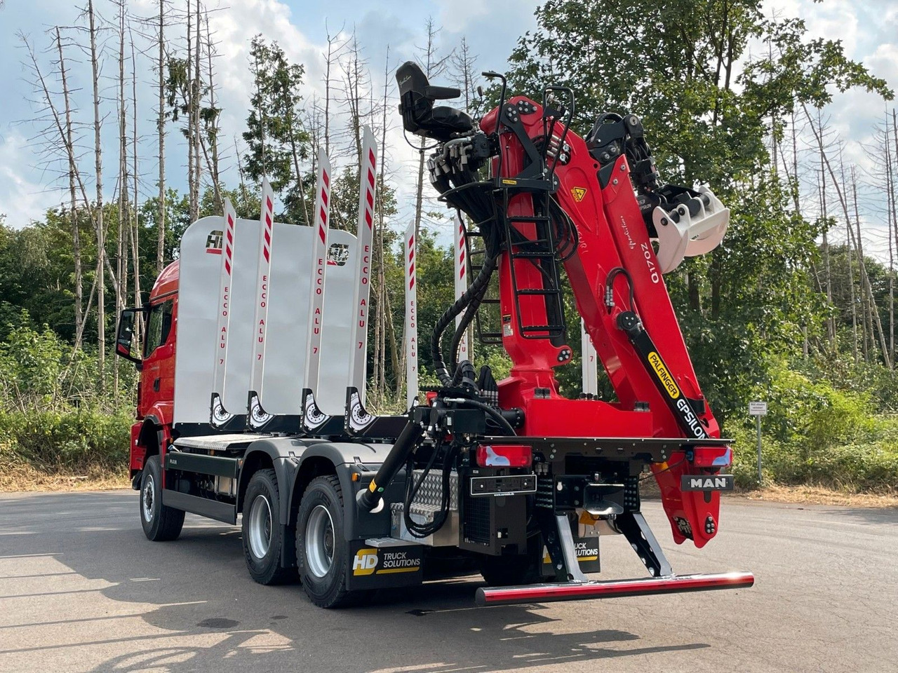 MAN TGS 33.520 6X6 Euro6e Radstand 3900mm EPSILON - Камион за дърва, Камион с кран: снимка 4 MAN TGS 33.520 6X6 Euro6e Radstand 3900mm EPSILON - Камион за дърва, Камион с кран: снимка 4