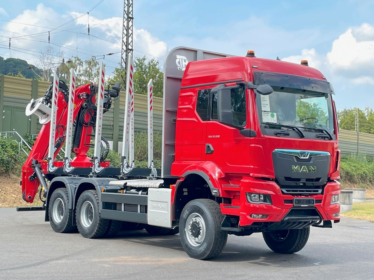 MAN TGS 33.520 6X6 Euro6e Radstand 3900mm EPSILON - Камион за дърва, Камион с кран: снимка 1 MAN TGS 33.520 6X6 Euro6e Radstand 3900mm EPSILON - Камион за дърва, Камион с кран: снимка 1