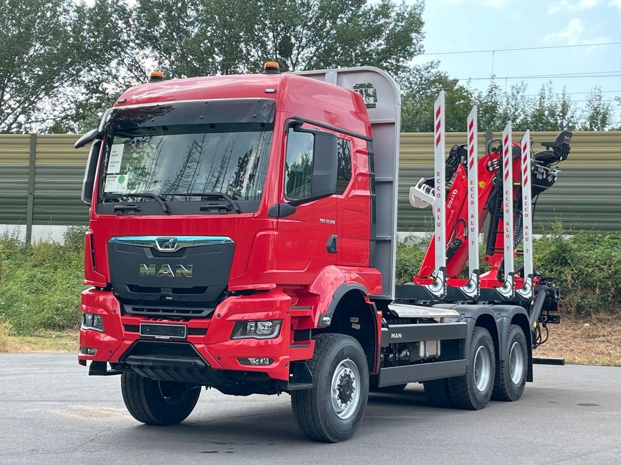 MAN TGS 33.520 6X6 Euro6e Radstand 3900mm EPSILON - Камион за дърва, Камион с кран: снимка 2 MAN TGS 33.520 6X6 Euro6e Radstand 3900mm EPSILON - Камион за дърва, Камион с кран: снимка 2