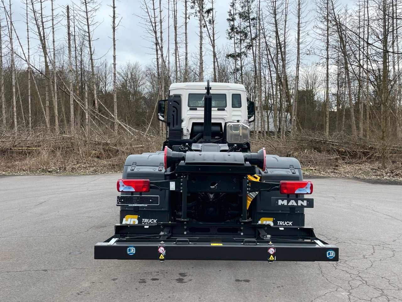 Мултилифт с кука камион, Камион с кран MAN TGS 35.480 8x4 Euro6e Hiab MultLift Abrollkipper: снимка 11
