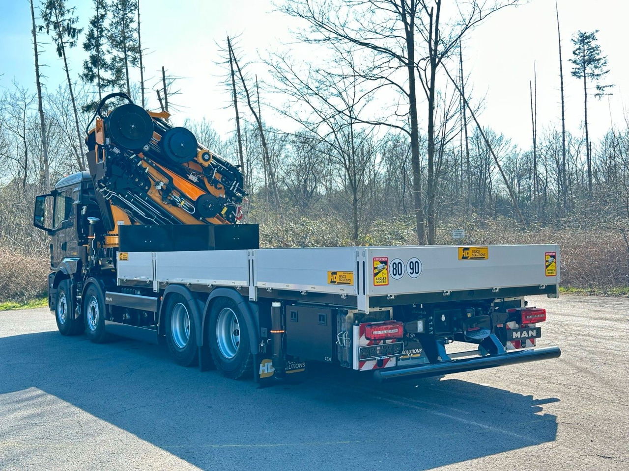 Бордови камион, Камион с кран MAN TGS 35.520 8X4 TG 3 EFFER 955-8s +Jib 6sAUTOKRAN: снимка 8