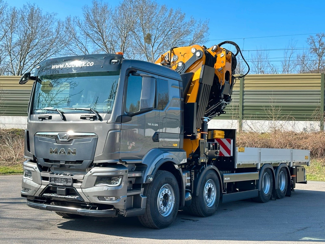 Бордови камион, Камион с кран MAN TGS 35.520 8X4 TG 3 EFFER 955-8s +Jib 6sAUTOKRAN: снимка 5
