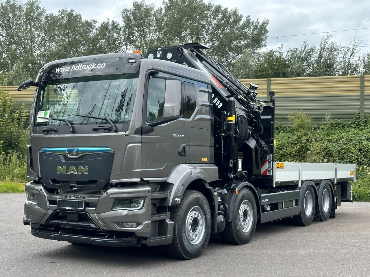 MAN TGS 35.520 8x4 BL HIAB X-HiPro858E-8 & Jib150x-6 - Бордови камион, Камион с кран: снимка 3 MAN TGS 35.520 8x4 BL HIAB X-HiPro858E-8 & Jib150x-6 - Бордови камион, Камион с кран: снимка 3
