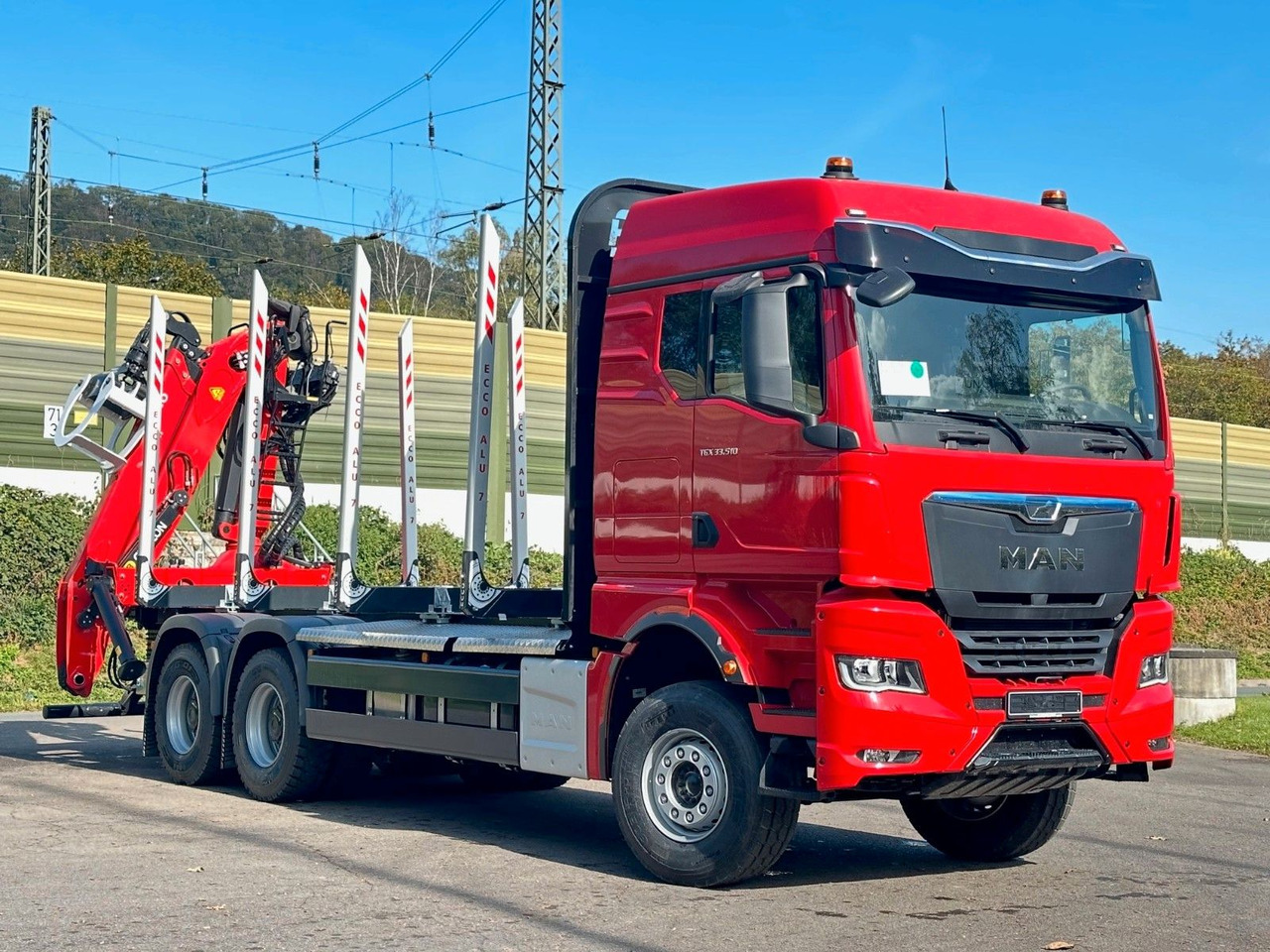 MAN TGX 33.510 6X4 BL Euro6e EPSILON 150 Z - Камион за дърва, Камион с кран: снимка 1 MAN TGX 33.510 6X4 BL Euro6e EPSILON 150 Z - Камион за дърва, Камион с кран: снимка 1