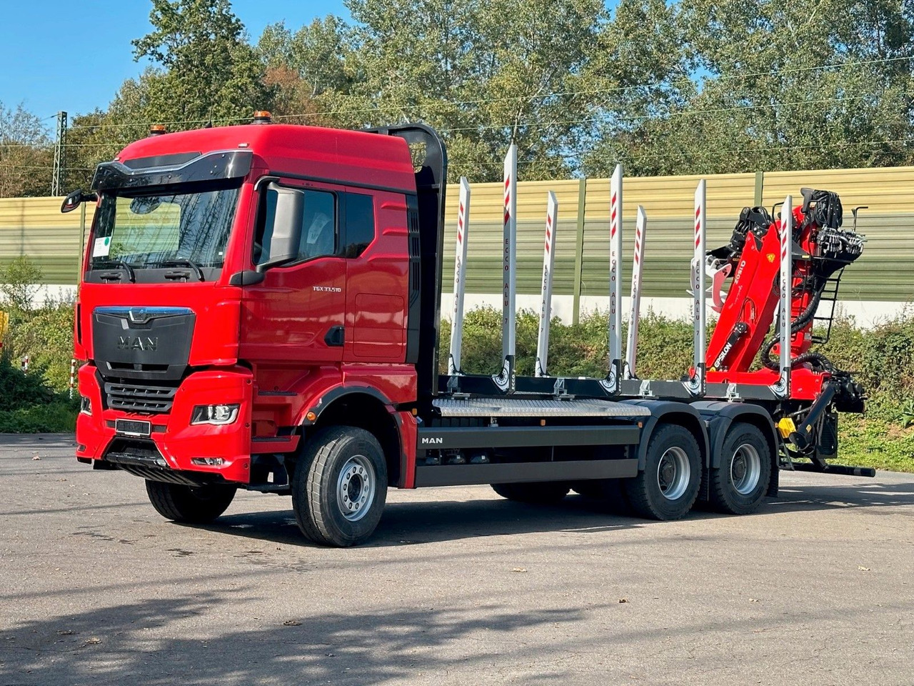 MAN TGX 33.510 6X4 BL Euro6e EPSILON 150 Z - Камион за дърва, Камион с кран: снимка 3 MAN TGX 33.510 6X4 BL Euro6e EPSILON 150 Z - Камион за дърва, Камион с кран: снимка 3