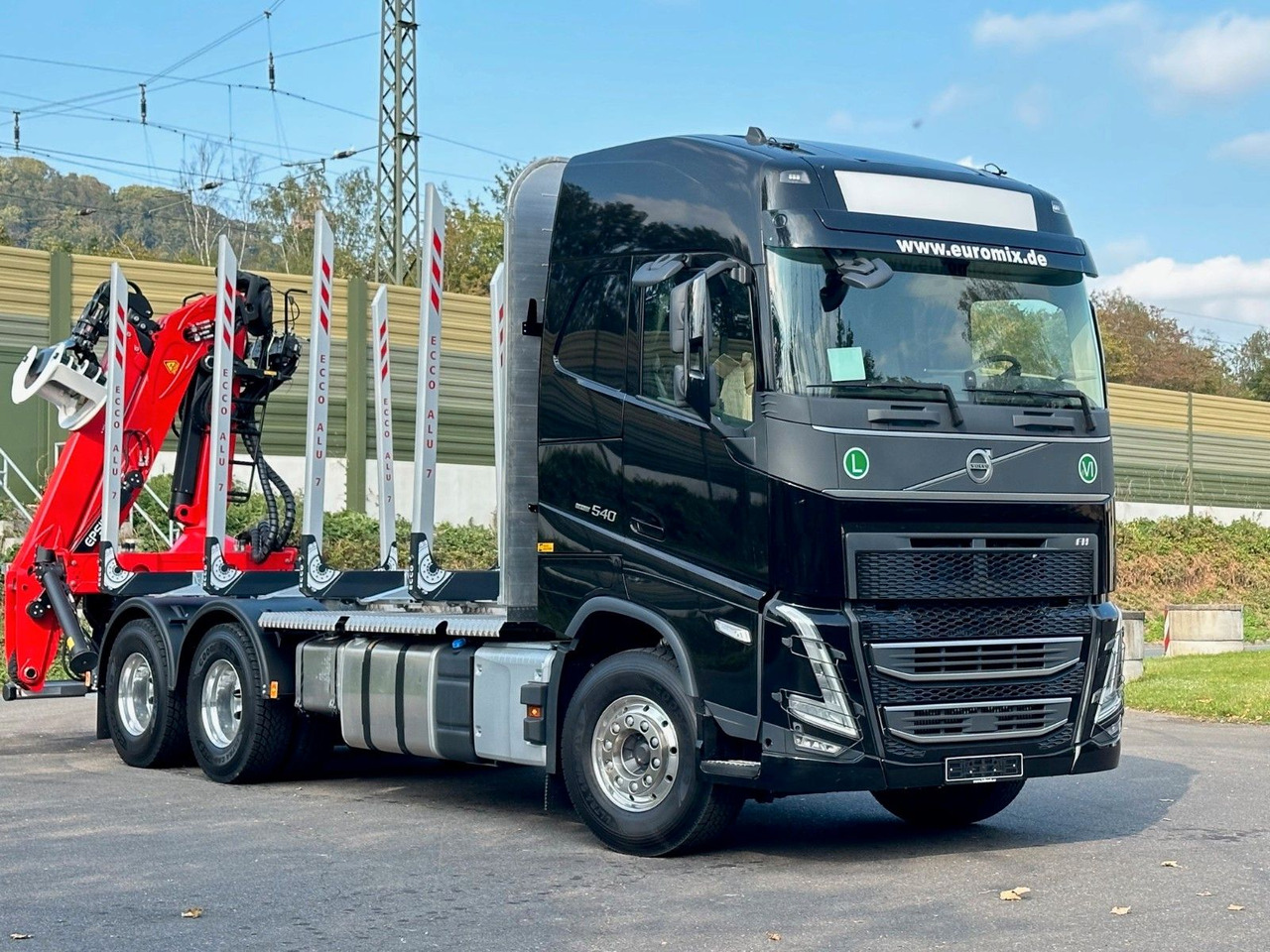 Volvo FH 540 6x4 LogLift EPSILON - Камион за дърва, Камион с кран: снимка 1 Volvo FH 540 6x4 LogLift EPSILON - Камион за дърва, Камион с кран: снимка 1