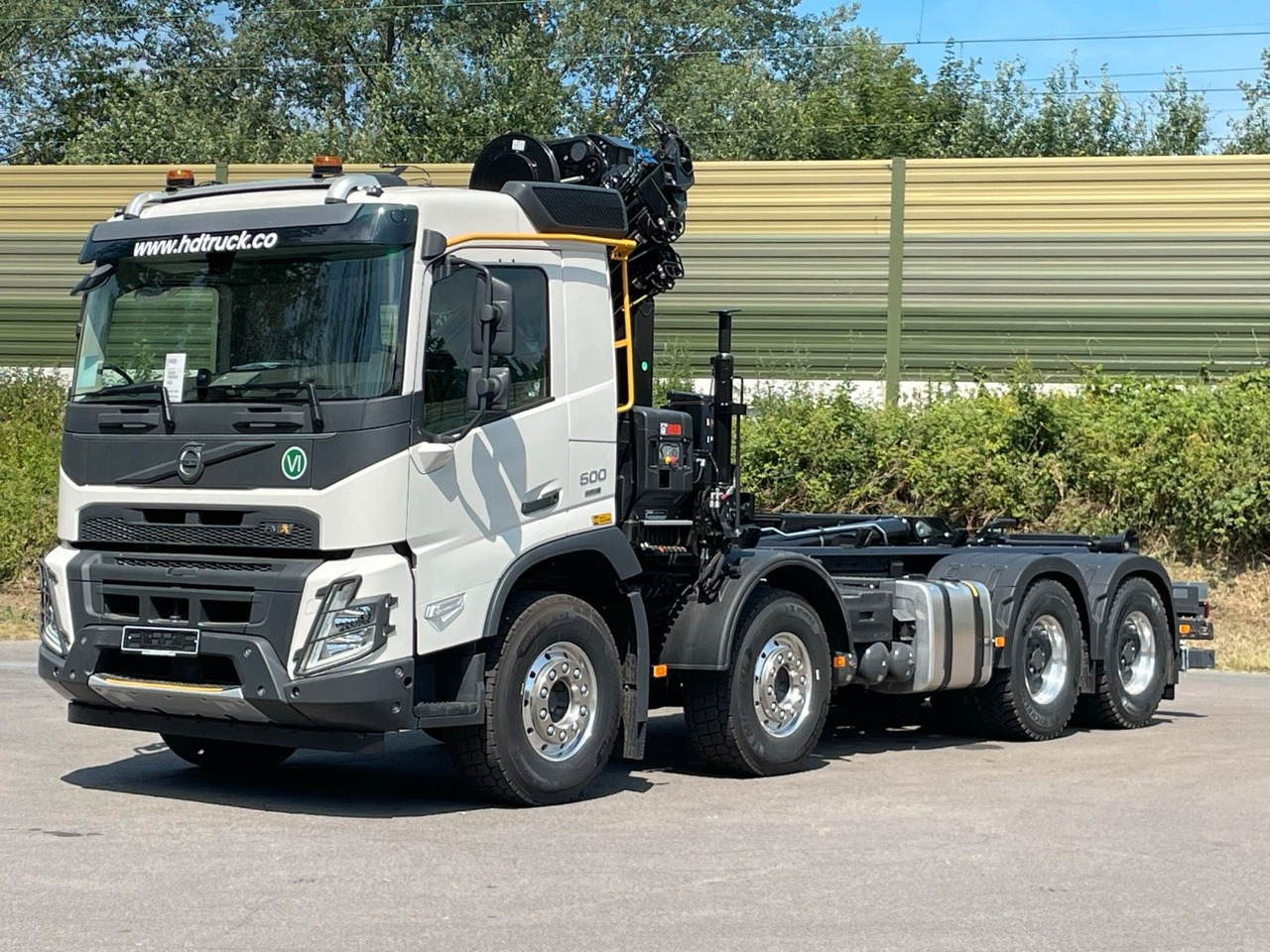 Volvo FMX 500 8x4 Abrollkipper + Kran Hiab 228-6 - Мултилифт с кука камион, Камион с кран: снимка 2 Volvo FMX 500 8x4 Abrollkipper + Kran Hiab 228-6 - Мултилифт с кука камион, Камион с кран: снимка 2