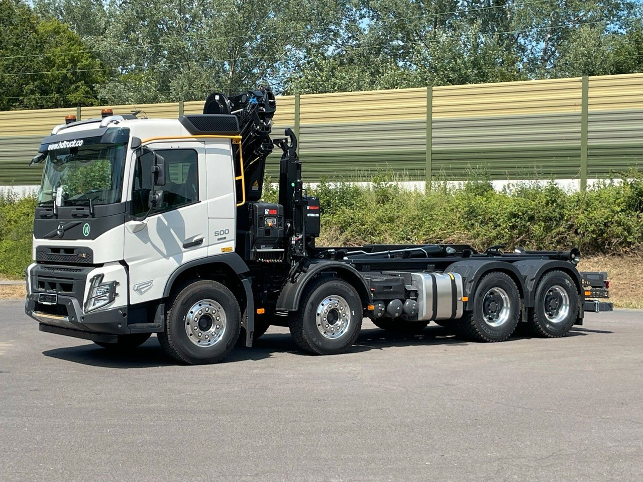Volvo FMX 500 8x4 Abrollkipper + Kran Hiab 228-6 - Мултилифт с кука камион, Камион с кран: снимка 3 Volvo FMX 500 8x4 Abrollkipper + Kran Hiab 228-6 - Мултилифт с кука камион, Камион с кран: снимка 3