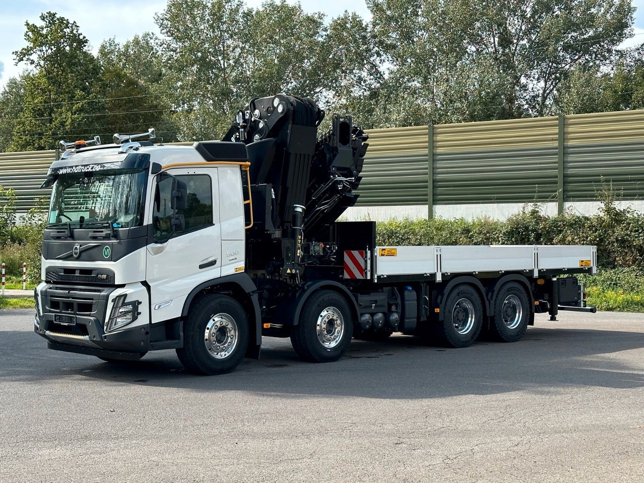 Volvo FMX 500 8x4 EFFER 955-8s + Jib 6s - Бордови камион, Камион с кран: снимка 1 Volvo FMX 500 8x4 EFFER 955-8s + Jib 6s - Бордови камион, Камион с кран: снимка 1