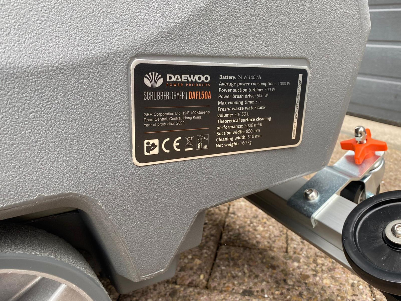 Daewoo DAFL50A Schrobzuigmachine - Почистваща машина: снимка 3 Daewoo DAFL50A Schrobzuigmachine - Почистваща машина: снимка 3