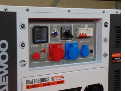 Daewoo DDAE10500DSE-3G Diesel Stroomgenerator (Nieuw) - Електрогенератор: снимка 3 Daewoo DDAE10500DSE-3G Diesel Stroomgenerator (Nieuw) - Електрогенератор: снимка 3