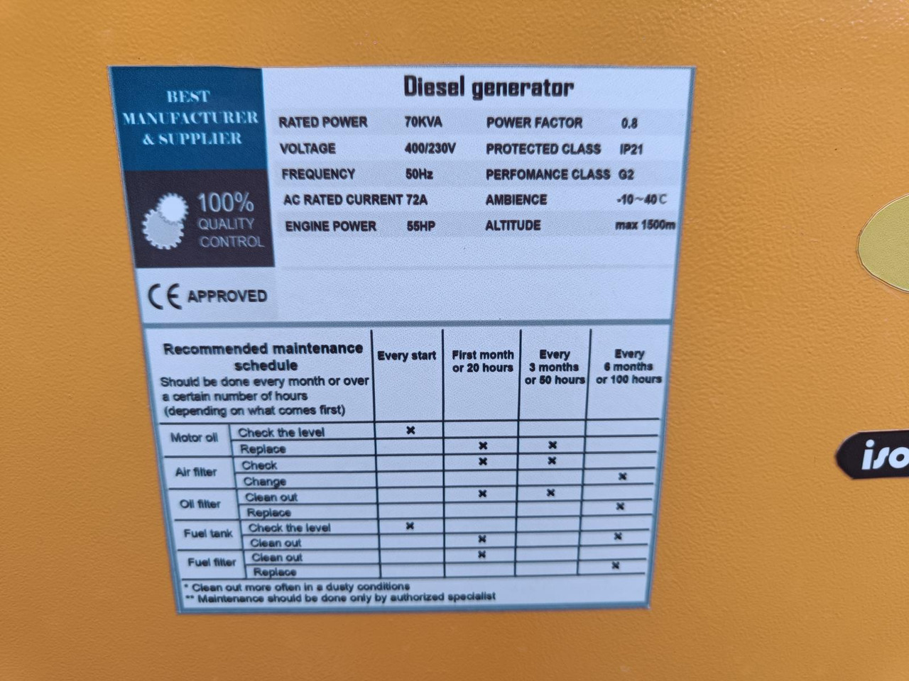 Stahltech 70kVA Diesel Generator Nieuw - Електрогенератор: снимка 3 Stahltech 70kVA Diesel Generator Nieuw - Електрогенератор: снимка 3