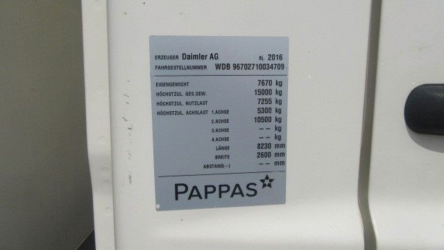 Mercedes-Benz Atego 1527L Tiefkühler, LBW,... - Рефрижератор камион: снимка 4 Mercedes-Benz Atego 1527L Tiefkühler, LBW,... - Рефрижератор камион: снимка 4