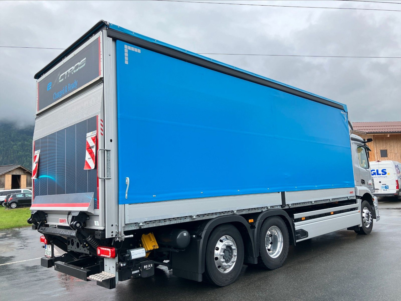 Mercedes-Benz eActros 400L 6x2 - Камион с брезент, Eлектрически камион: снимка 3 Mercedes-Benz eActros 400L 6x2 - Камион с брезент, Eлектрически камион: снимка 3