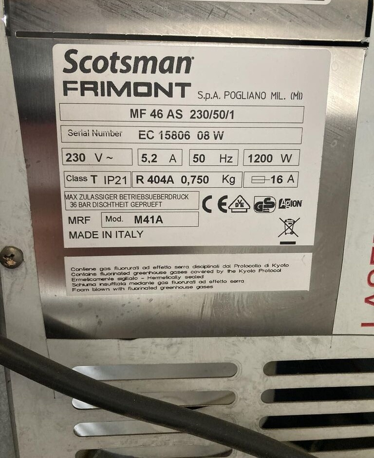 Машина за ХВП Scotsman MF 46 AS: снимка 6