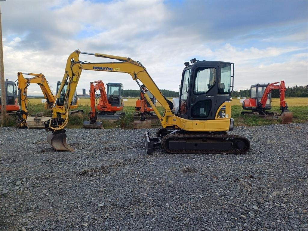 Komatsu pc50mr-2 Engcon pyörittäjällä  - Мини багер: снимка 2 Komatsu pc50mr-2 Engcon pyörittäjällä  - Мини багер: снимка 2