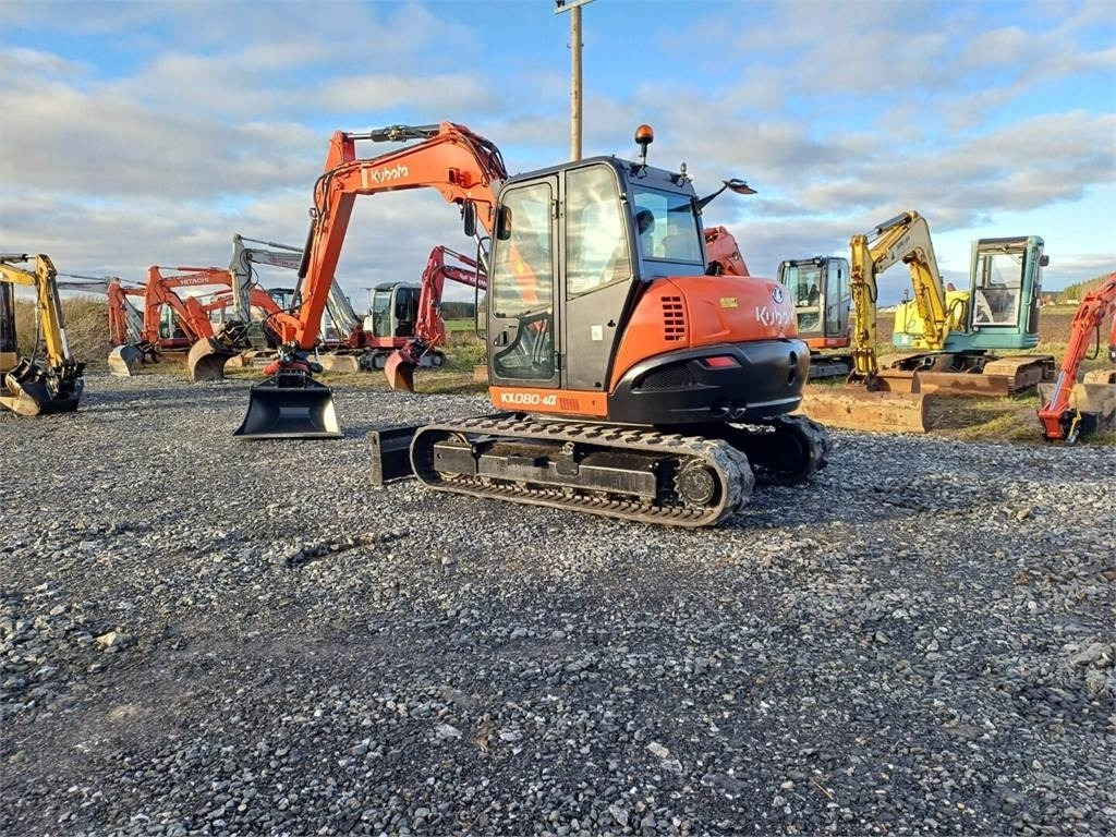 Kubota KX080-4a Pyörittäjällä - Мини багер: снимка 3 Kubota KX080-4a Pyörittäjällä - Мини багер: снимка 3