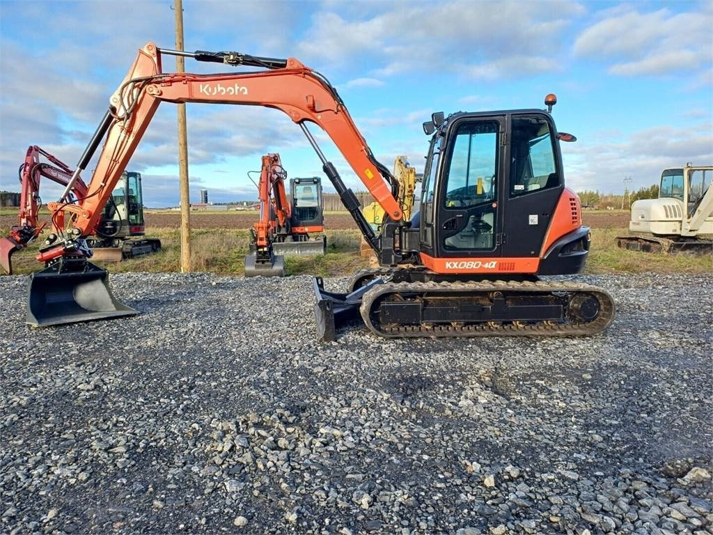 Kubota KX080-4a Pyörittäjällä - Мини багер: снимка 2 Kubota KX080-4a Pyörittäjällä - Мини багер: снимка 2