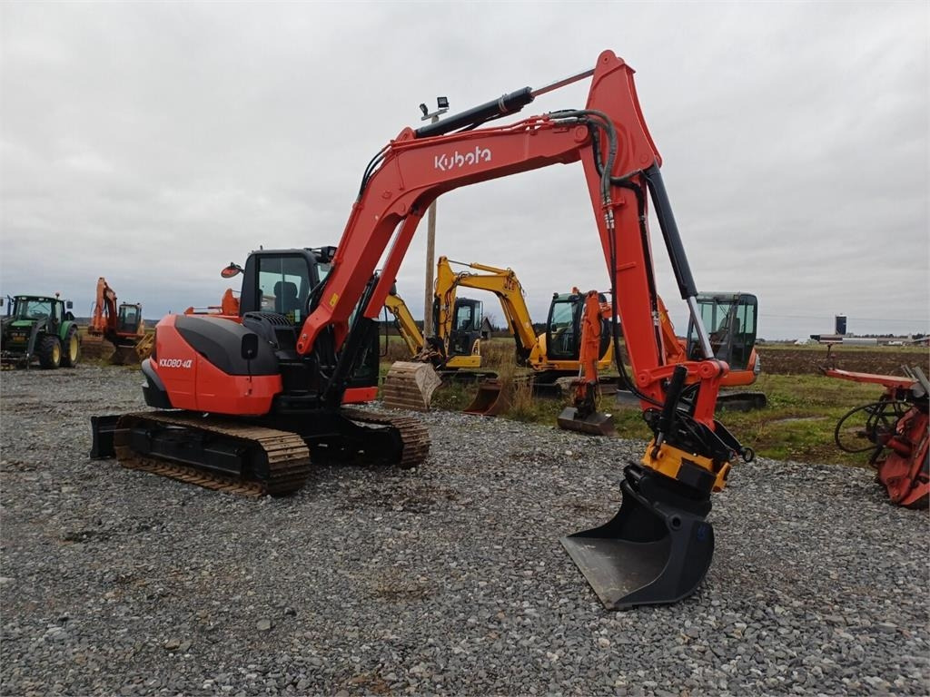 Kubota Kx080-4a Engcon pyörittäjällä - Мини багер: снимка 5 Kubota Kx080-4a Engcon pyörittäjällä - Мини багер: снимка 5