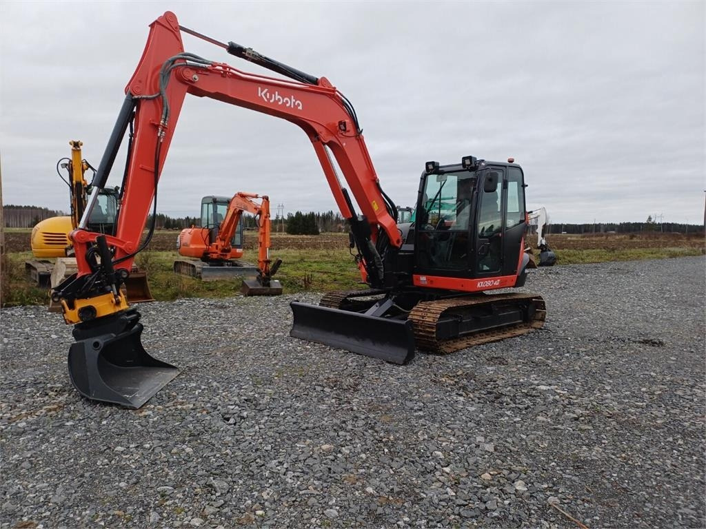 Kubota Kx080-4a Engcon pyörittäjällä - Мини багер: снимка 1 Kubota Kx080-4a Engcon pyörittäjällä - Мини багер: снимка 1