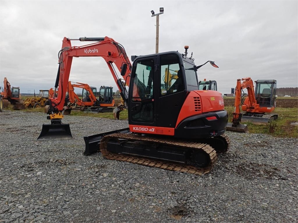 Kubota Kx080-4a Engcon pyörittäjällä - Мини багер: снимка 3 Kubota Kx080-4a Engcon pyörittäjällä - Мини багер: снимка 3