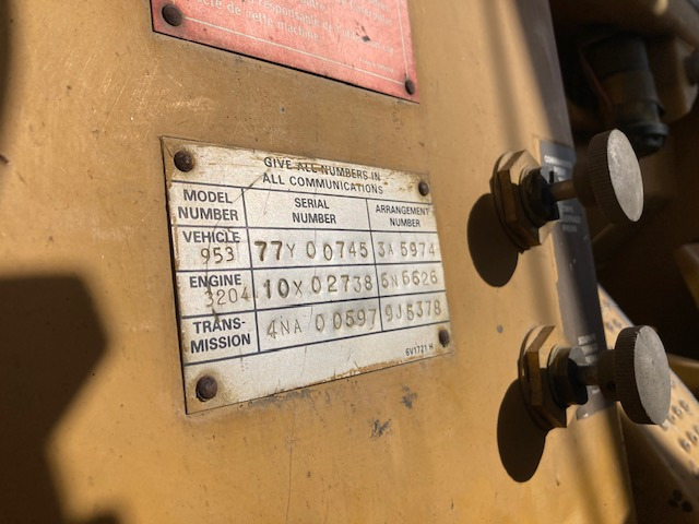 CHARGEUSE SUR CHENILLES CATERPILLAR 953 - Верижен товарач: снимка 1 CHARGEUSE SUR CHENILLES CATERPILLAR 953 - Верижен товарач: снимка 1