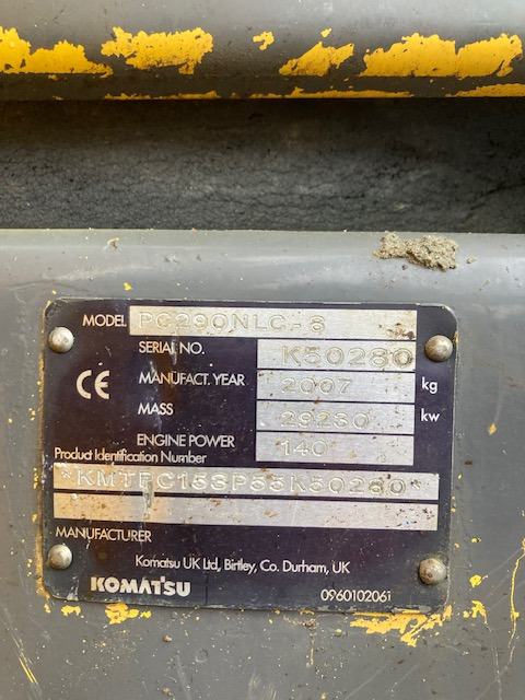 PELLE SUR CHENILLES KOMATSU PC 290 NLC - Верижен багер: снимка 2 PELLE SUR CHENILLES KOMATSU PC 290 NLC - Верижен багер: снимка 2