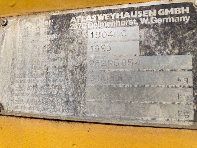 Pelle sur Chenilles ATLAS 1804 - Верижен багер: снимка 5 Pelle sur Chenilles ATLAS 1804 - Верижен багер: снимка 5