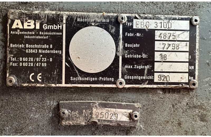 Abi RE 10/12000 Pile Drive & Drill - Машина за набиване: снимка 4 Abi RE 10/12000 Pile Drive & Drill - Машина за набиване: снимка 4