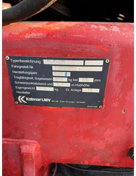 Kalmar DB7 - 600 - Мотокар: снимка 2 Kalmar DB7 - 600 - Мотокар: снимка 2