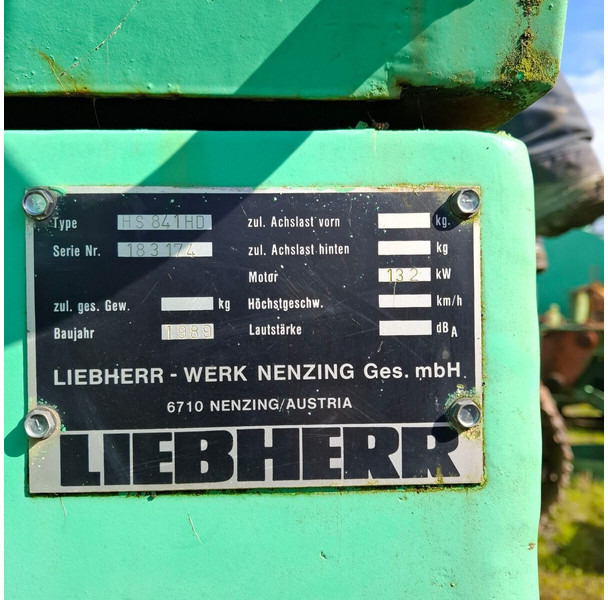 Liebherr HS 841 - Верижен кран: снимка 1 Liebherr HS 841 - Верижен кран: снимка 1